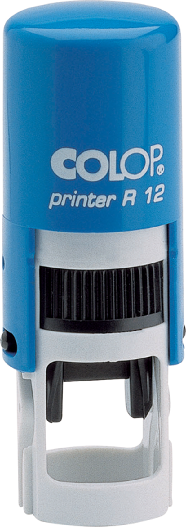 COLOP R12 YUVARLAK MAVİ KASA SİYAH KEÇE - 12MM - Image 1