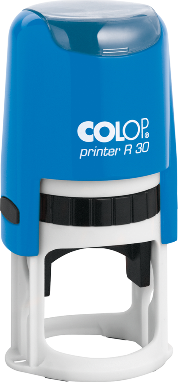 COLOP R30 YUVARLAK MAVİ KASA MAVİ KEÇE - 30MM - Image 1