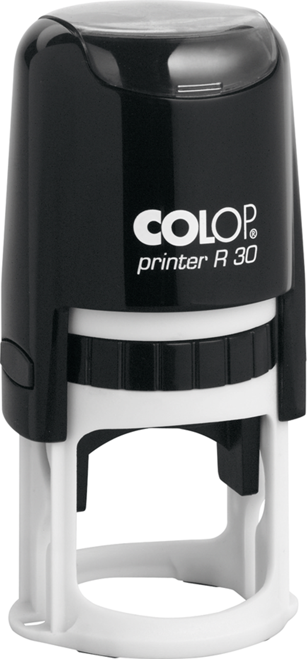 COLOP R30 YUVARLAK SİYAH KASA SİYAH KEÇE - 30MM - Image 1