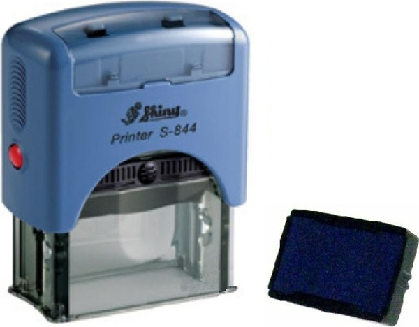 SHINY S-844 MAVİ KASA MAVİ PED 58X22MM - Image 1