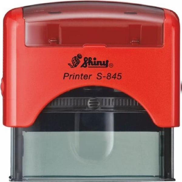 SHINY S-845 KIRMIZI KASA SİYAH PED 70X25MM - Image 1