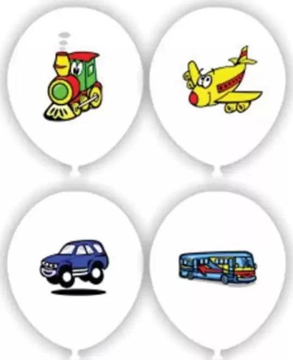 Vatan Balon Taşıt Desenli 100'lü VT925 - Image 1