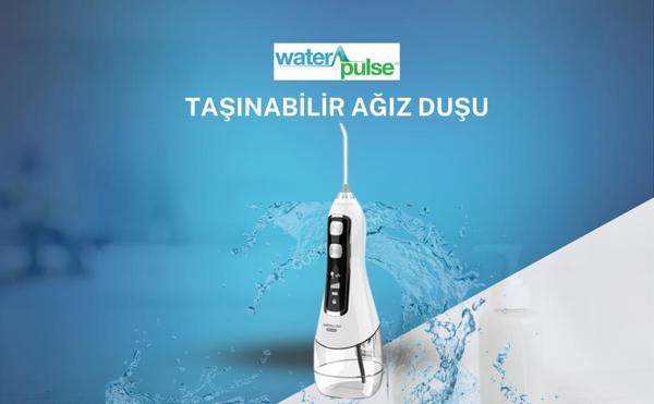 Waterpulse Kablosuz Pro V580 Water Flosser 320ml Taşınabilir Diş/Protez Bakım Ve Ağız Duşu Beyaz - Image 1