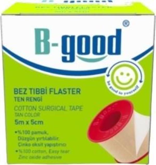 B-Good Bez Tıbbi Flaster 5Mx5Cm Çinko Oksit Yapıştırıcı - Image 1