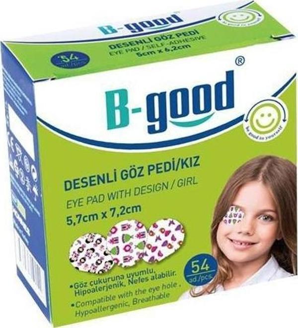 B-Good Göz Kapama Bandı Kız Çocuk Desenli 54 Adet - Image 1