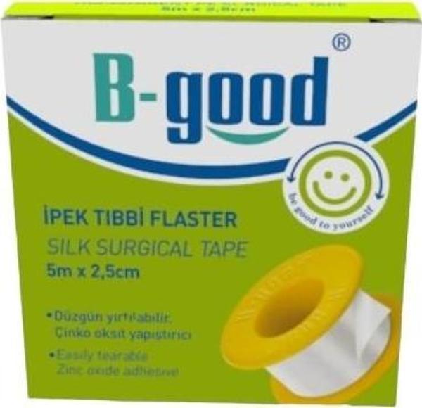 B-Good İpek Tıbbi Flaster 5Mx2.5Cm - Image 1