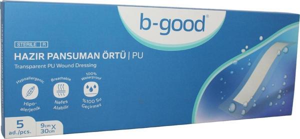 B-Good Şeffaf Yara Örtüsü 9X30 Cm 5Li Hazır Pansuman Örtü - Image 1