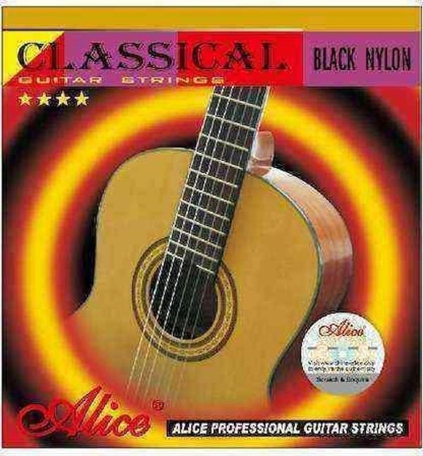 Alice A105-BK Klasik Gitar Takım Tel - Siyah Naylon - Image 1