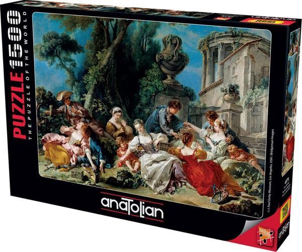 Anatolian 1500 Parçalık Puzzle - Kuş Avcıları 4576 - Image 1