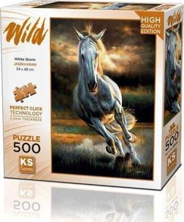 Ks Games Puzzle 500 Parça White Storm - Image 1