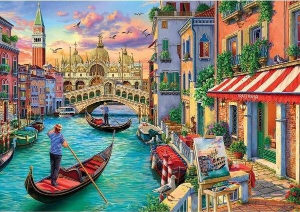 Ks Games Puzzle 1500 Parça Sights of Venice - Image 1