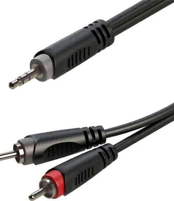 Roxtone Rx-K12910 10 Metre 3.5 Mm Stereo - Çift Rca Gitar Ses Kablo - Image 1