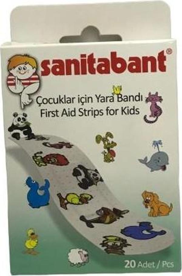 Sanitabant Sanita Bant Çocuk Yara Bandı 20'Li - Image 1
