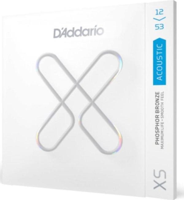Daddario Xsapb1253 012 Light Xs Acoustic Phosphor Bronze Strings Takım Tel Akustik Gitar Teli  - Image 1