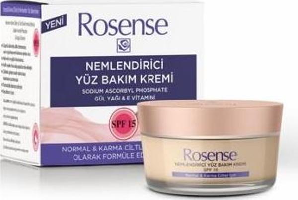 Rosense Nemlendirici Yüz Bakım Kremi Normal Ve Karma Ciltler 50Ml - Image 1