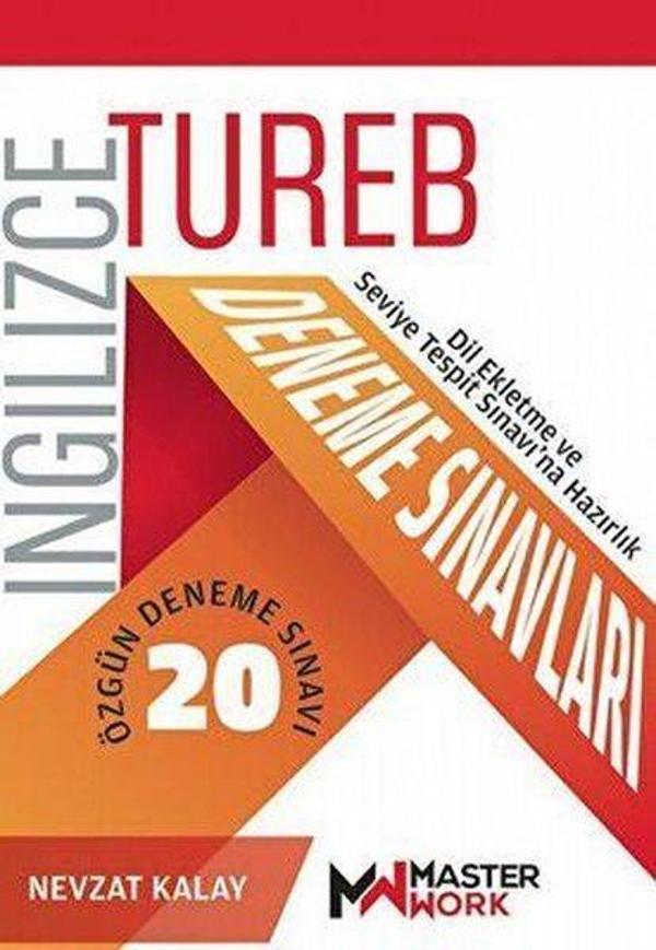 TUREB İngilizce Deneme Sınavları - 20 Özgün Deneme Sınavı-Dil Ekletme ve Seviye Tespit Sınavı'na Haz - Masterwork - Image 1