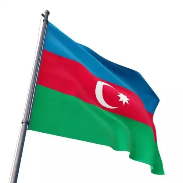 Azerbaycan Devlet Bayrağı 30x45 cm - Image 1