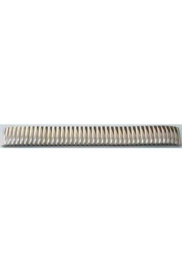 Ezgi Elektronik Esnek Yaylı Saat Kordonu Yaylı Metal Kordon 20Mm Parlak Krom Esnek - Image 1
