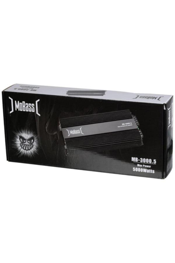 Mobass 5 Kanal 130Wx4Ch 350W Rms Bass Kontrollü Oto Amfi Mb-3000.5 Mobas Mb 3000 Anfi - Image 1