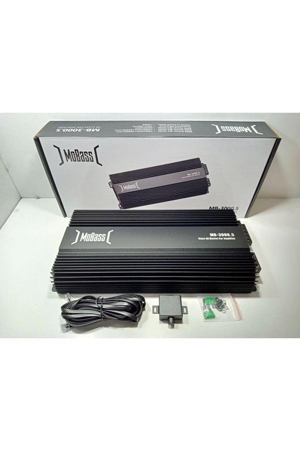 Mobass 5 Kanal Amfi – Mb-3000.5 Ab Class – Bass Kontrollü Oto Anfi - Image 1