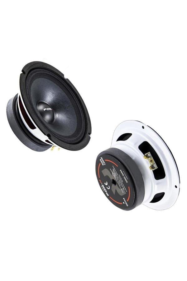 For-X Oto Mıdrange Yeni Seri Kırmızı Kasa 16Cm 200W 2 Adet Kapaksız Xmd-3065 - Image 1