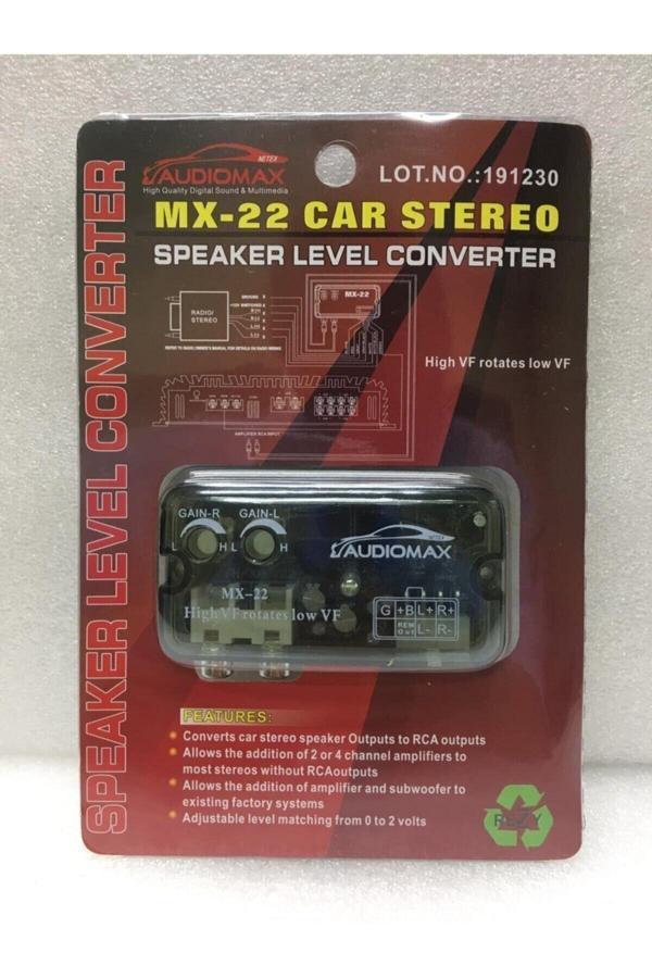Audiomax Mx-22 Oto Teyp Anfi Çıkış Çevirici Dönüştürücü - Image 1