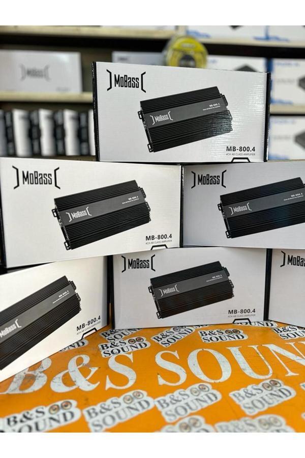 Mobass Mb-800.4 Anfi 4 Kanal Bas Kontrol Hediyeli 2 Yıl Garantili - Image 1