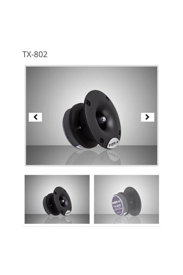 Forx5 Tx-802 Tweeter Ciftti 200Wat 100 Rms Tanesi 100Wat 50 Rms İki Adet 10Cm - Image 1