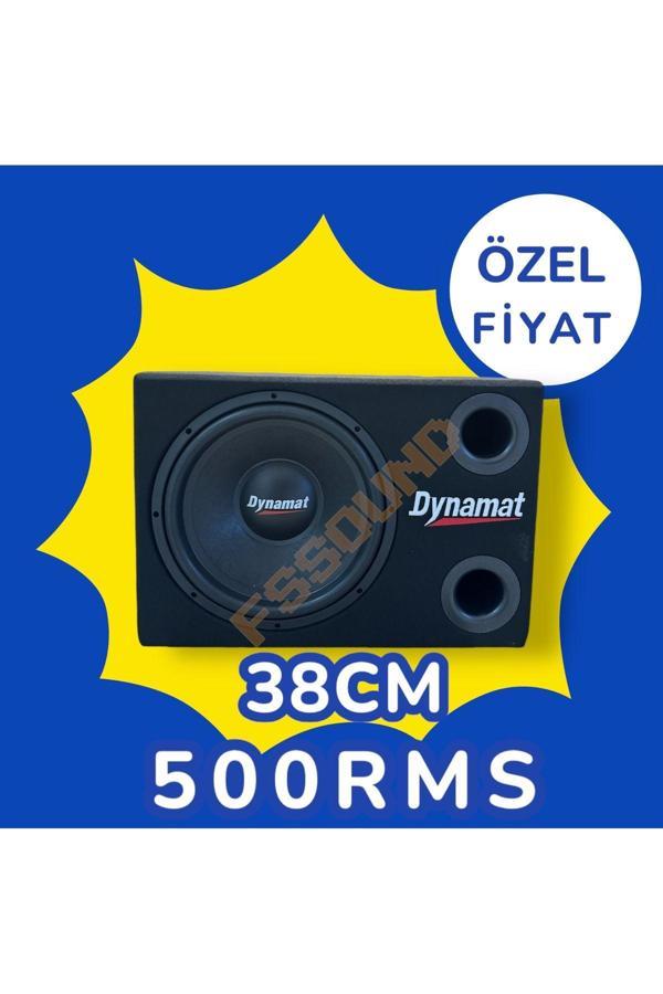 Dynamat 38Cm 500Rms Kabinli Subwoofer - Image 1