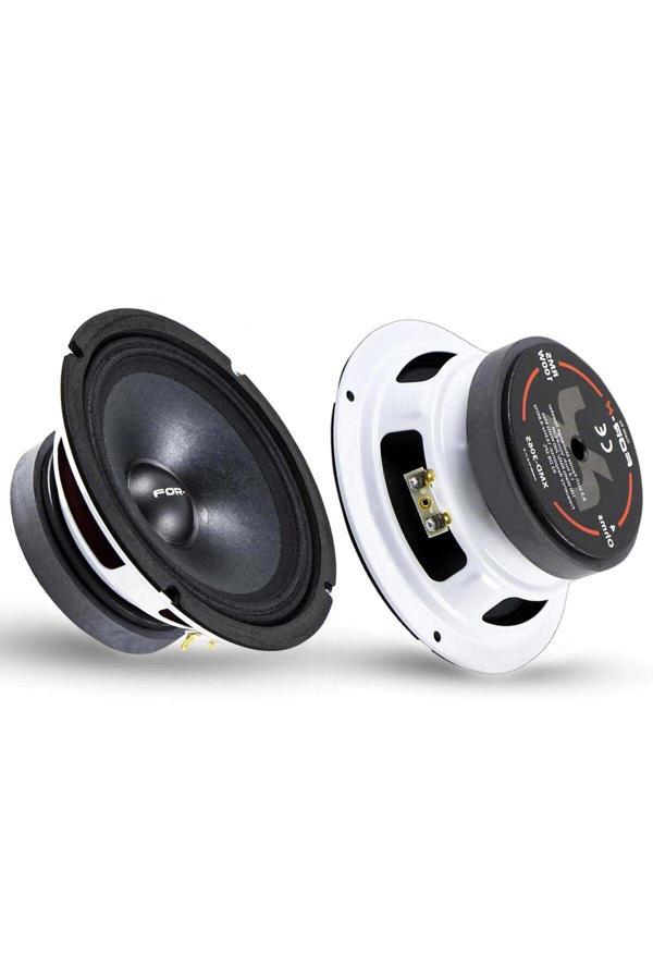 Egb For-X Xmd-3065 Oto Mıdrange 16Cm 200W 2 Adet Beyaz Uyumlu - Image 1