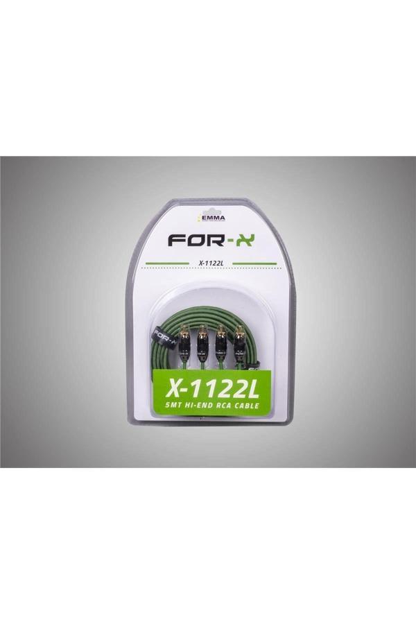 For-X 1122L-5 Metre-Yüksek Kalite-Profesyonel Bakır Rca Anfi Kablo - Image 1