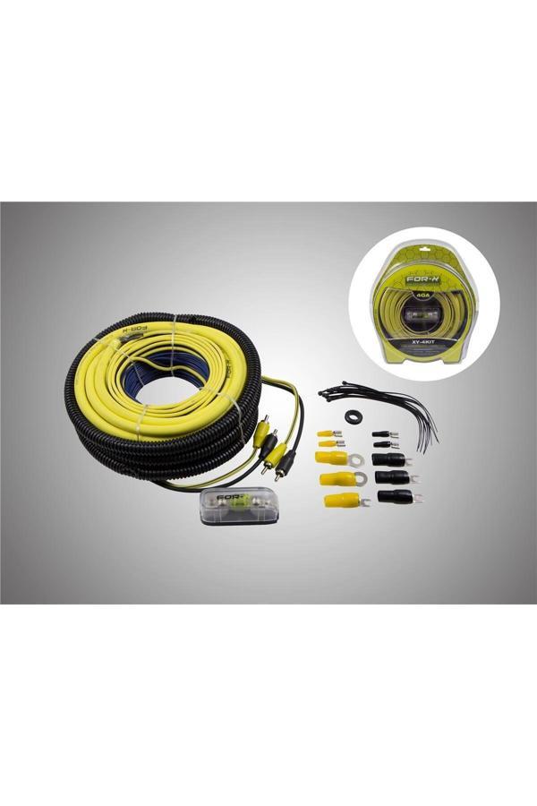 For-X 4Ga-Kalın-Profesyonel Anfi Set Kablosu-Tüm Kablolar Mevcuttur. - Image 1