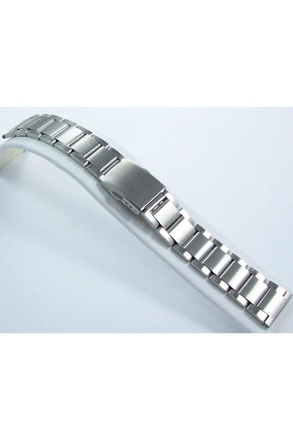 Ezgi Elektronik Çelik Saat Kordonu Yandan Kilitli Spor Metal Saat Kordonu 20Mm Me - Image 1