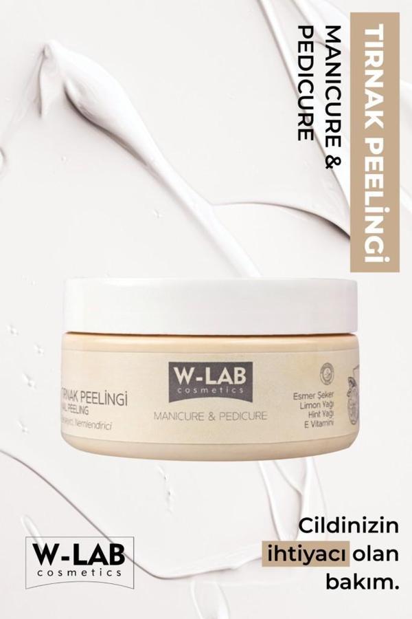 W-Lab Kozmetik Manikür Pedikür Tırnak Peelingi 250 Ml - Image 1