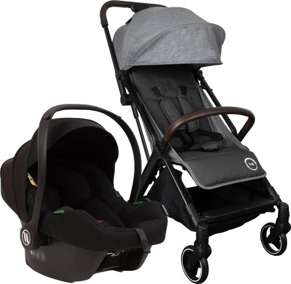 Bagi Gravity Autofold Black Cosmo Travel Sistem Bebek Arabası Grey - Image 1