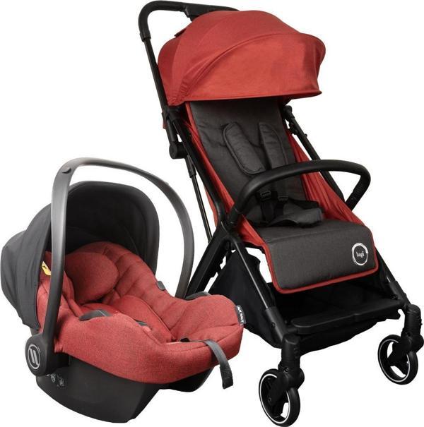 Bagi Gravity Autofold Red Cosmo Travel Sistem Bebek Arabası Red - Image 1