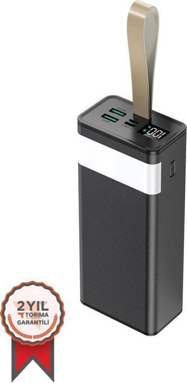 Torima TRM-1033 22.5W Hızlı Şarj Özellikli Dijital Şarj Göstergeli 30.000 Mah Powerbank Siyah - Image 1