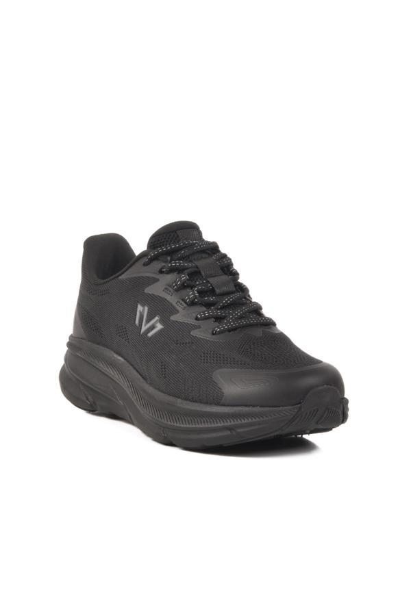 Eopaia Esnek Hafif Unisex Siyah Spor Ayakkabı - Image 1
