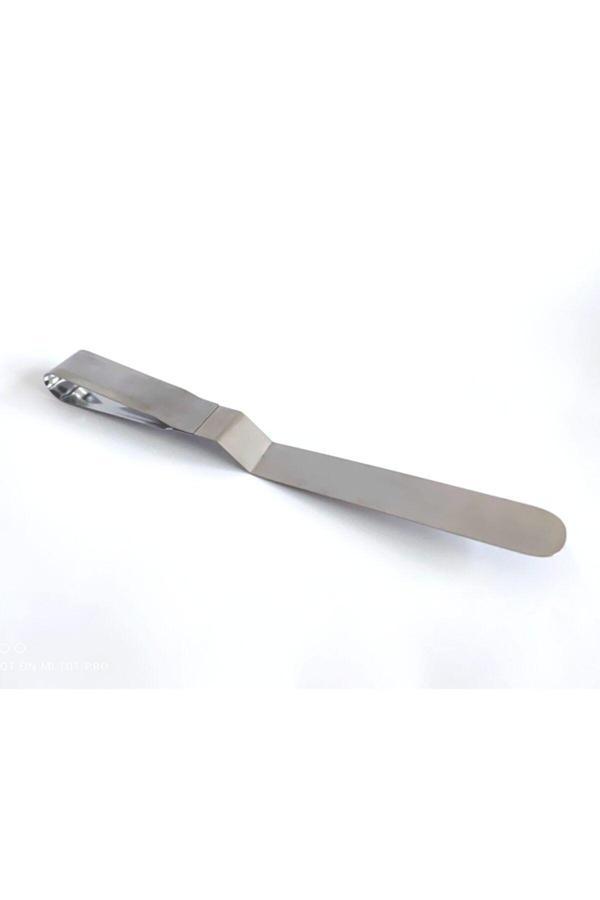 Narkalıp Metal Saplı Orta Boy Eğik Pasta Sıvama Spatula 20cm - Image 1
