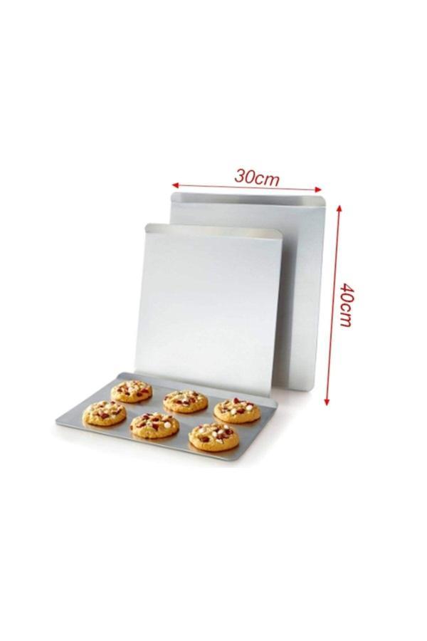 Narkalıp Paslanmaz Altlık 40x30 Kurabiye Çikolata Kek Pasta Teşhir - Image 1