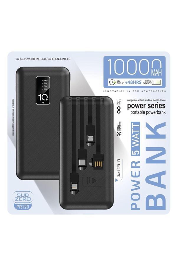 Subzero Powerbank 10.000Mah Pr120 Standlı 3 İn 1 - Image 1