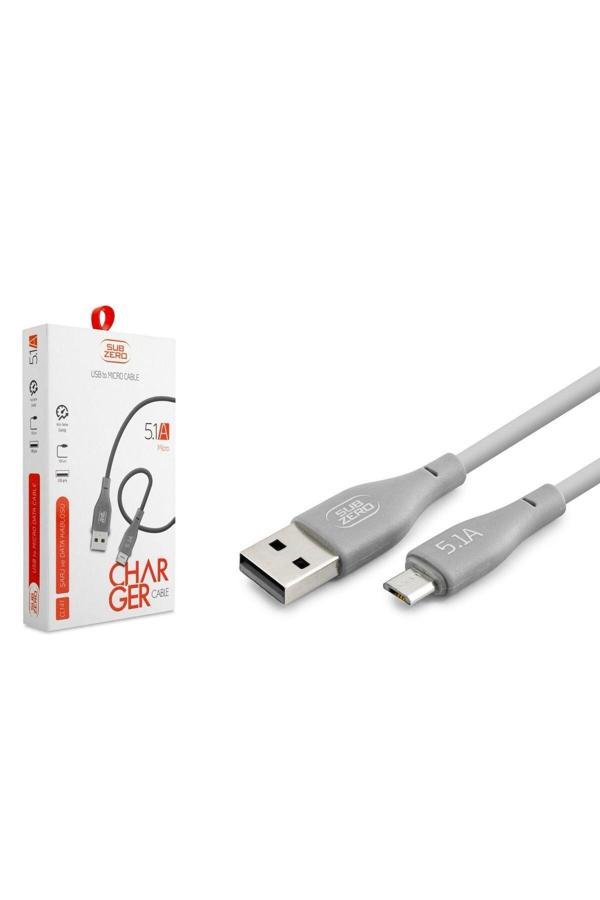 Subzero Cl141 5.1A Micro Hızlı Şarj Data Kablosu 1Mt - Image 1