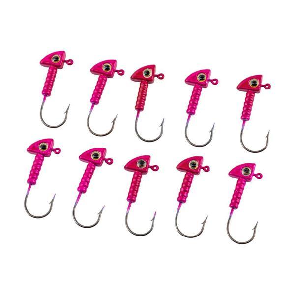 Jighead - Zoka - Kurşunlu Olta İğnesi - (XH-A 06) - Pembe - 7 Gr - 10 Adet - Image 1