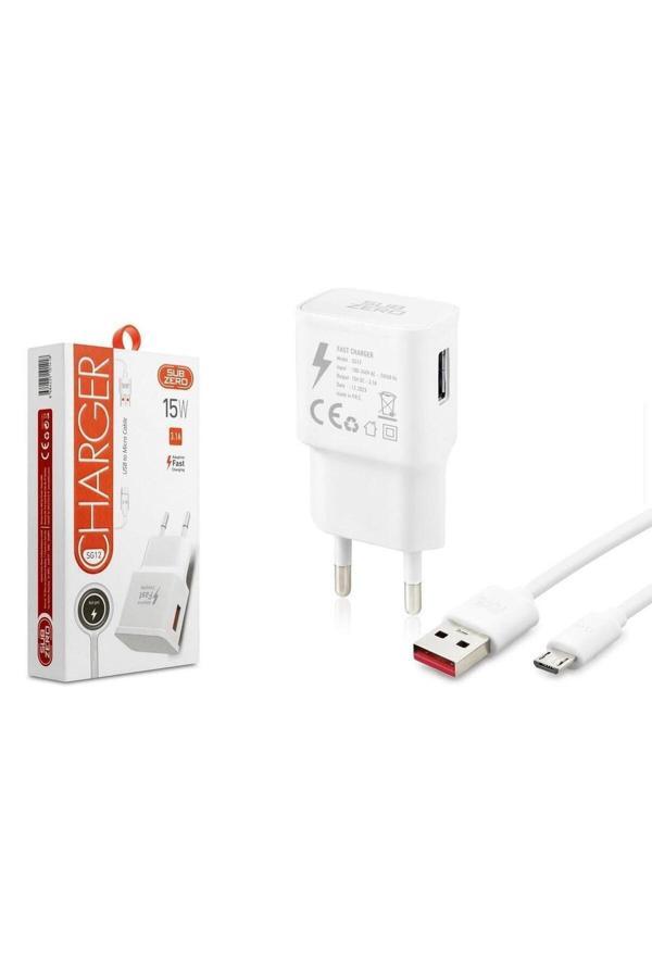 Subzero 15W 3.1A Micro Hızlı Usb Ev Tipi Şarj Aleti - Image 1