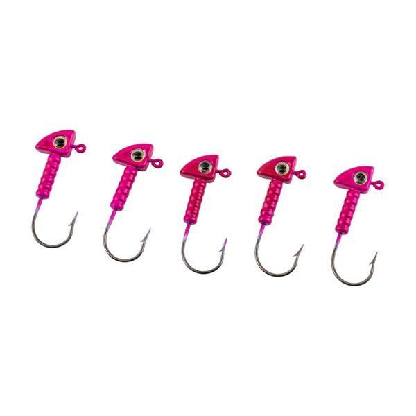 Jighead - Zoka - Kurşunlu Olta İğnesi - (XH-A 06) - Pembe - 6 Gr - 5 Adet - Image 1