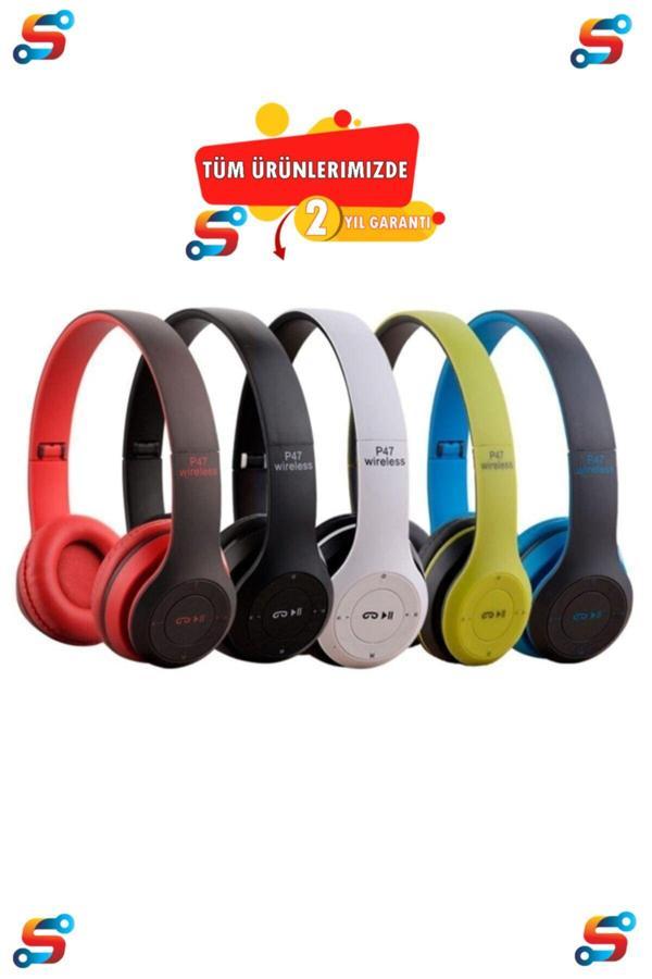 P47 Bluetooth Kablosuz Kulak Üstü Kulaklık - Image 1
