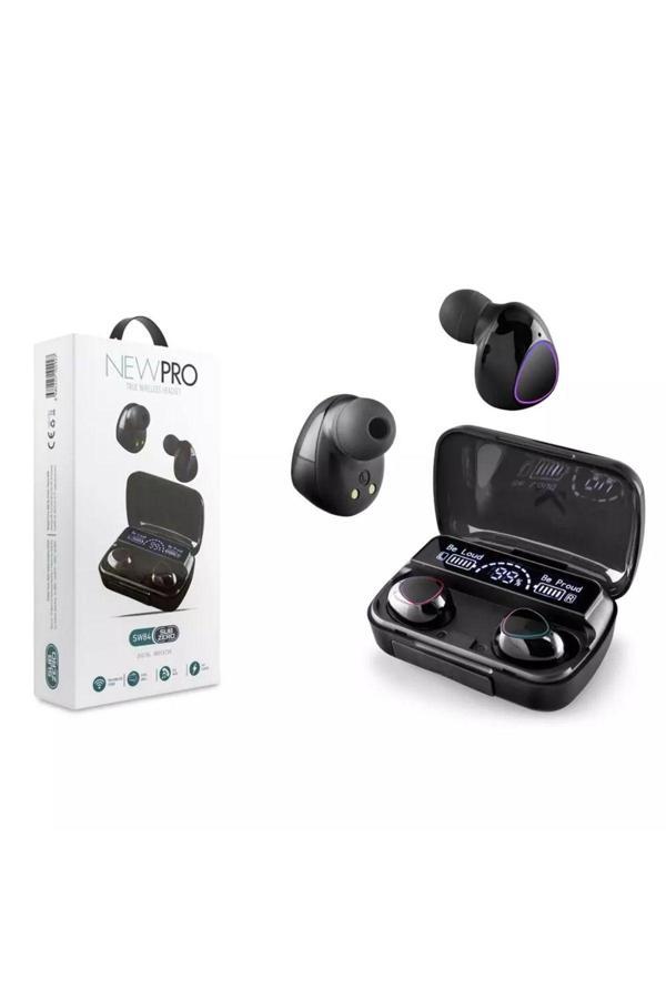 Subzero Newpro Sw84 Kulak İçi Tws Bluetooth Kulaklık Led Göstergeli Powerbankli Wireless V5.3 - Image 1