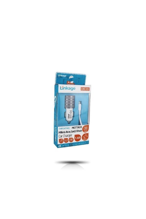 Linkage Oto Araç Şarj, 2.1A Micro, 12-24V, 2Usb, 10 Watt, 1Mtkablo Lkc-05 - Image 1