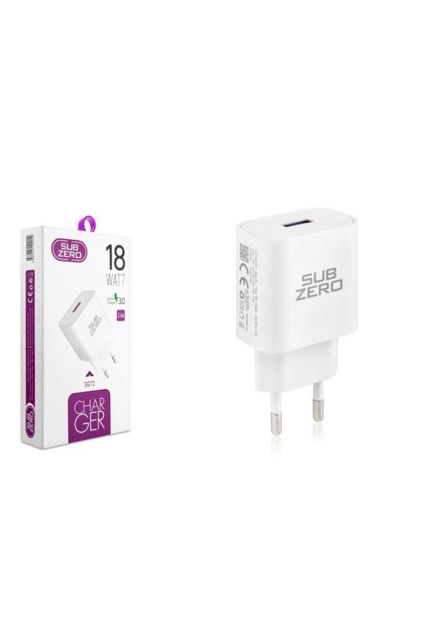Subzero 18W 3.4A Turbo Hızlı Şarj Başlığı Sg72 - Image 1