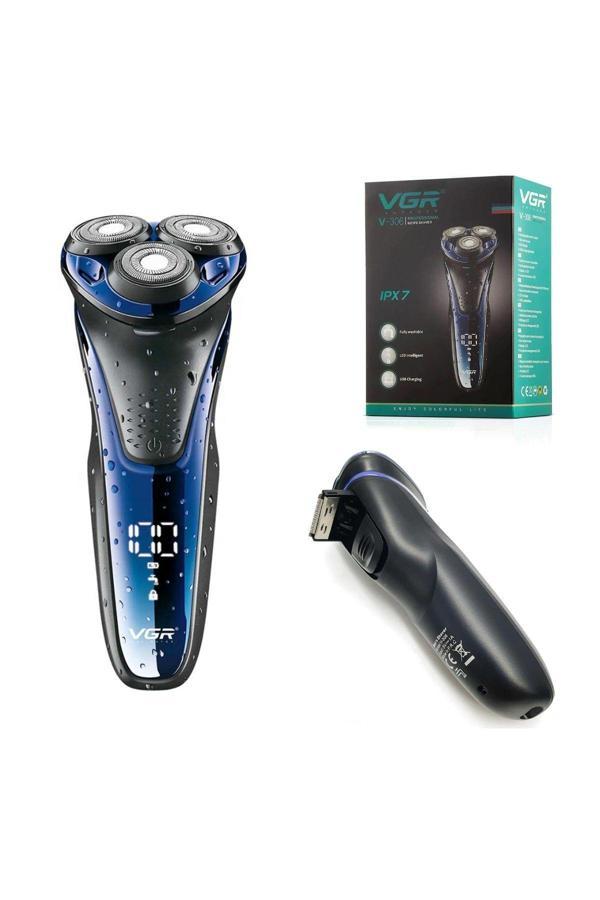 Vgr V-306 Günlük Sakal Tıraş Makinesi Şarjlı Lcd Ekran Professional - Image 1
